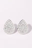 14K GOLD 1.00 CT NATURAL H DIAMOND EARRINGS