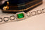 14K GOLD 1.27 CTW NATURAL EMERALD & DIAMOND BRACELET