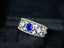 14K GOLD 1.22 CTW NATURAL SAPPHIRE & DIAMOND RING