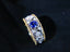 14K GOLD 1.22 CTW NATURAL SAPPHIRE & DIAMOND RING