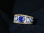 14K GOLD 1.22 CTW NATURAL SAPPHIRE & DIAMOND RING