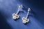 14K GOLD 0.95 CT NATURAL H DIAMOND EARRINGS