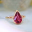 14K GOLD 1.80 CTW NATURAL TOURMALINE & DIAMOND RING