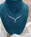 14K GOLD 0.75 CT NATURAL H DIAMOND NECKLACE