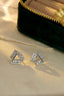 14K GOLD 0.78 CT NATURAL H DIAMOND EARRINGS