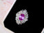 14K GOLD 5.20 CTW NATURAL PADPARADSCHA SAPPHIRE & DIAMOND RING