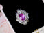 14K GOLD 5.20 CTW NATURAL PADPARADSCHA SAPPHIRE & DIAMOND RING