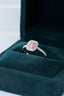 14K GOLD 0.49 CTW NATURAL PINK DIAMOND & DIAMOND RING