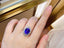 14K GOLD 7.07 CT NATURAL TANZANITE & DIAMOND RING