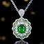 14K GOLD 0.89 CTW NATURAL EMERALD & DIAMOND RING/PENDANT