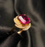 14K GOLD 5.05 CT NATURAL TOURMALINE & DIAMOND RING