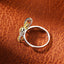 14K GOLD 0.51 CTW NATURAL YELLOW DIAMOND & DIAMOND RING