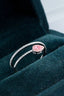 14K GOLD 0.35 CTW NATURAL PINK DIAMOND & DIAMOND RING