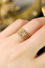 14K GOLD 0.60 CT NATURAL H DIAMOND RING