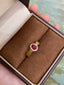 14K GOLD 0.77 CTW NATURAL RUBY & DIAMOND RING