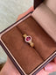 14K GOLD 0.77 CTW NATURAL RUBY & DIAMOND RING