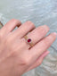 14K GOLD 0.77 CTW NATURAL RUBY & DIAMOND RING