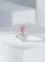 14K GOLD 0.46 CTW NATURAL PINK DIAMOND & DIAMOND RING