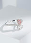 14K GOLD 0.46 CTW NATURAL PINK DIAMOND & DIAMOND RING