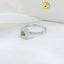 14K GOLD 0.72 CTW NATURAL GREEN DIAMOND & DIAMOND RING