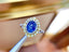 14K GOLD 2.75 CT NATURAL STAR SAPPHIRE & DIAMOND RING