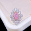 GIA CERTIFIED 14K GOLD 2.23 CTW NATURAL PINK DIAMOND & DIAMOND RING