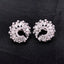 14K GOLD 3.45 CT NATURAL H DIAMOND EARRINGS