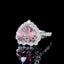 14K GOLD 2.64 CTW NATURAL MORGANITE & DIAMOND RING/PENDANT