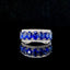 14K GOLD 2.36 CTW NATURAL SAPPHIRE & DIAMOND RING