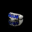 14K GOLD 2.36 CTW NATURAL SAPPHIRE & DIAMOND RING