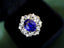 14K GOLD 3.72 CTW NATURAL SAPPHIRE & DIAMOND RING