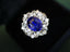 14K GOLD 3.72 CTW NATURAL SAPPHIRE & DIAMOND RING