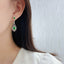 14K GOLD 2.30 CTW NATURAL EMERALD & DIAMOND EARRINGS