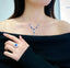 14K GOLD 3.50 CTW NATURAL SAPPHIRE & DIAMOND NECKLACE