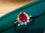 14K GOLD 1.80 CTW NATURAL RUBY & DIAMOND RING