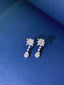 14K GOLD 0.84 CT NATURAL H DIAMOND EARRINGS