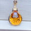 14K GOLD 11.36 CTW NATURAL CITRINE & DIAMOND PENDANT