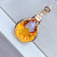 14K GOLD 11.36 CTW NATURAL CITRINE & DIAMOND PENDANT