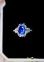 14K GOLD 2.82 CTW NATURAL SAPPHIRE & DIAMOND RING