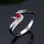 14K GOLD 0.60 CTW NATURAL RUBY & DIAMOND RING