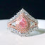 14K GOLD 2.14 CTW NATURAL PINK DIAMOND & DIAMOND RING