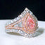 14K GOLD 2.14 CTW NATURAL PINK DIAMOND & DIAMOND RING