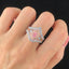 14K GOLD 2.14 CTW NATURAL PINK DIAMOND & DIAMOND RING