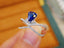 14K GOLD 1.43 CTW NATURAL SAPPHIRE & DIAMOND RING