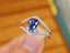 14K GOLD 1.43 CTW NATURAL SAPPHIRE & DIAMOND RING