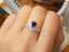 14K GOLD 1.43 CTW NATURAL SAPPHIRE & DIAMOND RING