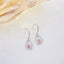 14K GOLD 0.36 CTW NATURAL PINK DIAMOND & DIAMOND EARRINGS