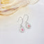 14K GOLD 0.36 CTW NATURAL PINK DIAMOND & DIAMOND EARRINGS