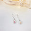 14K GOLD 0.36 CTW NATURAL PINK DIAMOND & DIAMOND EARRINGS