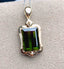 14K GOLD 7.01 CTW NATURAL TOURMALINE & DIAMOND PENDANT